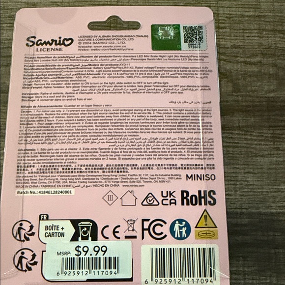 Sanrio Pink Bunny Doll with Scale - Picture 6 of 7